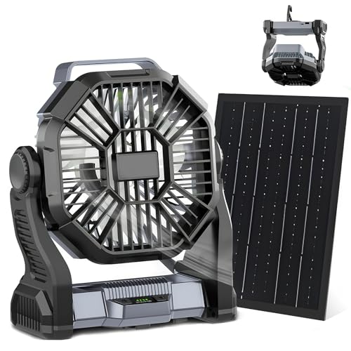CONBOLA Camping Fan + LED Lantern