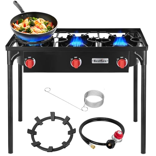 BESTFIRE 3-Burner Propane Stove