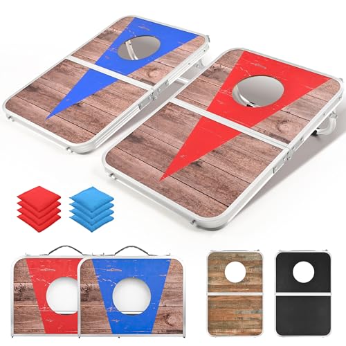 ROPODA Portable Cornhole Set