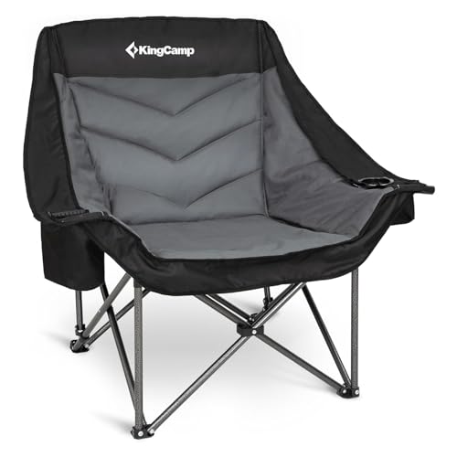KingCamp Large-Angle Backrest Folding Camping Chair