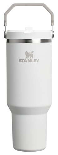 Stanley IceFlow 2.0 Flip Straw Tumbler with Handle 40 oz | Twist On Lid and Flip Up Straw | Leak Resistant Water Bottle | Insulated Stainless Steel | BPA-Free | Frost