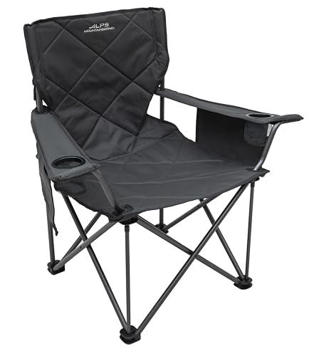 ALPS Mountaineering King Kong Camping Chairs for Adults with Mesh Cup Holders and Pockets, Built Durable and Reliable with Compact Foldable Steel Frame
