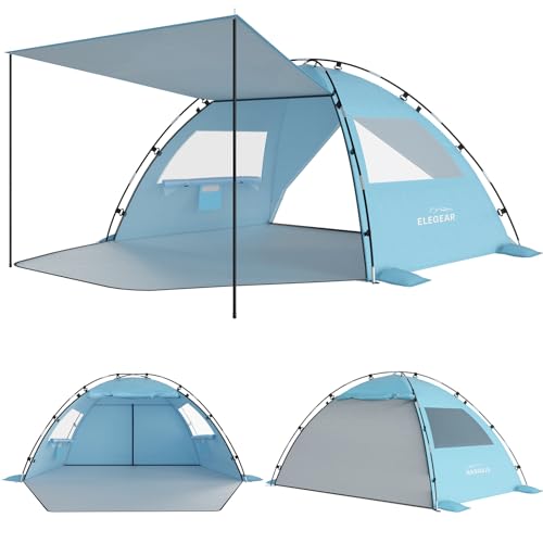 Elegear Beach Tent Sun Shelter with Canopy