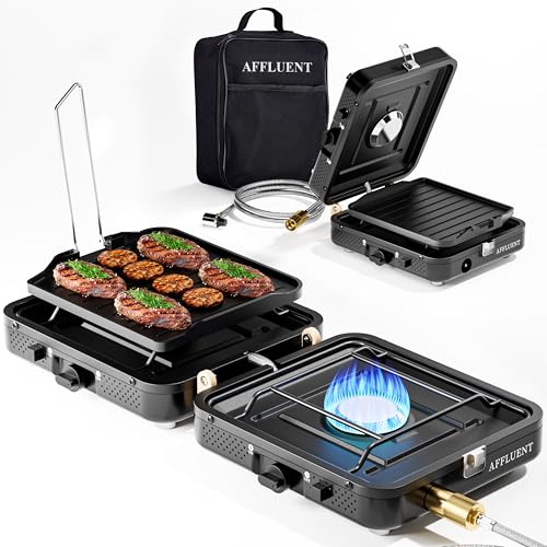 AFFLUENT 2 Burner Propane Stove (Black)
