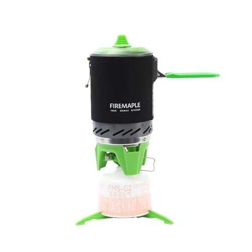 Fire-Maple Fixed Star X2 Backpacking and Camping Stove System Outdoor Propane Camp Cooking Gear Portable Pot Jet Burner Set Ideal for Hiking, Trekking, Fishing, Hunting Trips and Emergency Use