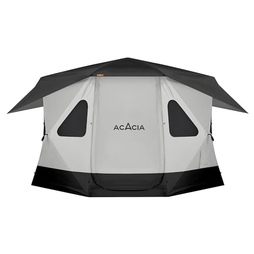 Space Acacia Lite Camping Tent | 2/3/4/8 Person Pop Up Tents for Camping | Lightweight & Durable Beach Tent | Level 7 Wind Resistance, UPF 50+ | Quick Setup for Camping & Backyard