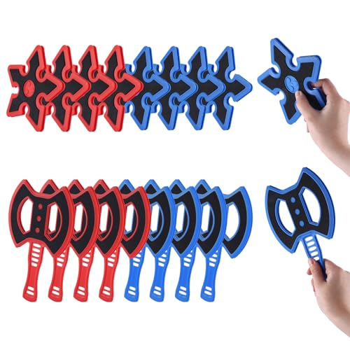 Throwing Axe for Axe Throwing Game for Backyard, Throwing Axe Set with Throwing Star for Outdoor Games, Durable and Fun for All Ages