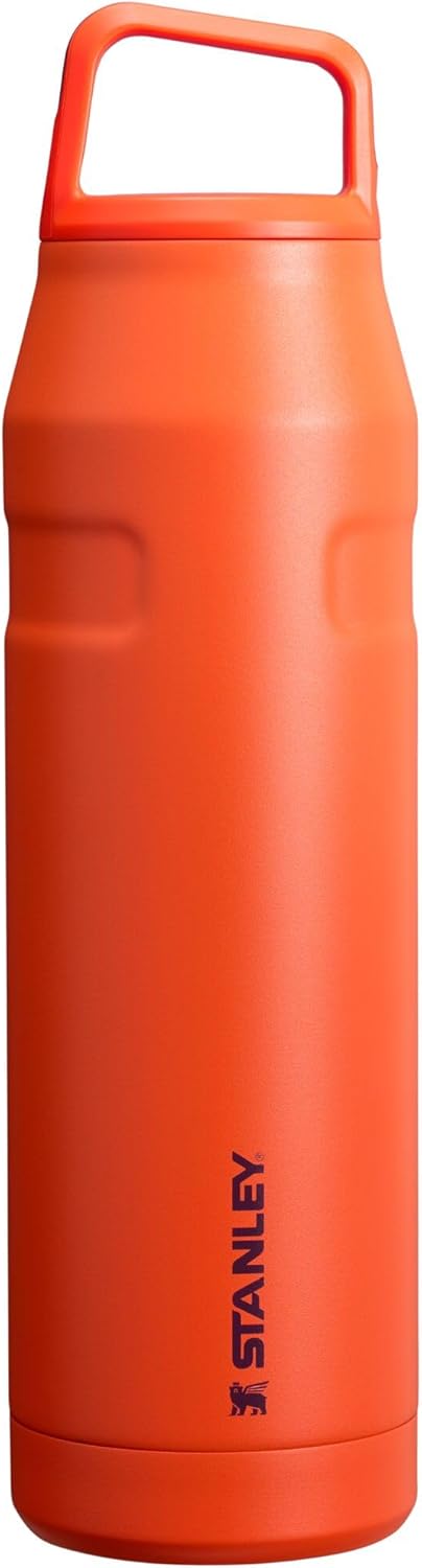 Stanley IceFlow Cap and Carry Water Bottle | Wide Mouth Twist Lid | Lightweight & Leakproof for Travel & Sports | Insulated Stainless Steel | BPA-Free