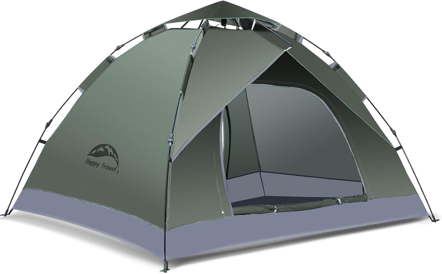 Happy Travel 3-4 Person Instant Pop Up Tent (Premium)