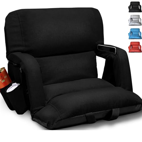 yeyeeyyee Wide Stadium Seats (Black)