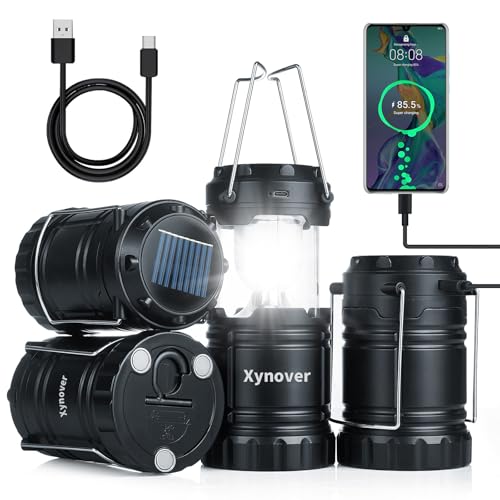 Xynover Solar Camping Lantern 4-Pack