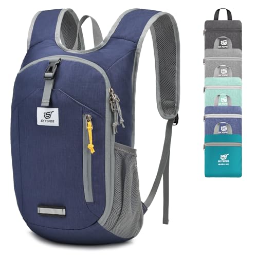 SKYSPER Small Hiking Backpack 10L Foldable Daypack Packable Lightweight Hiking Daypack Travel Day Pack for Women Men
