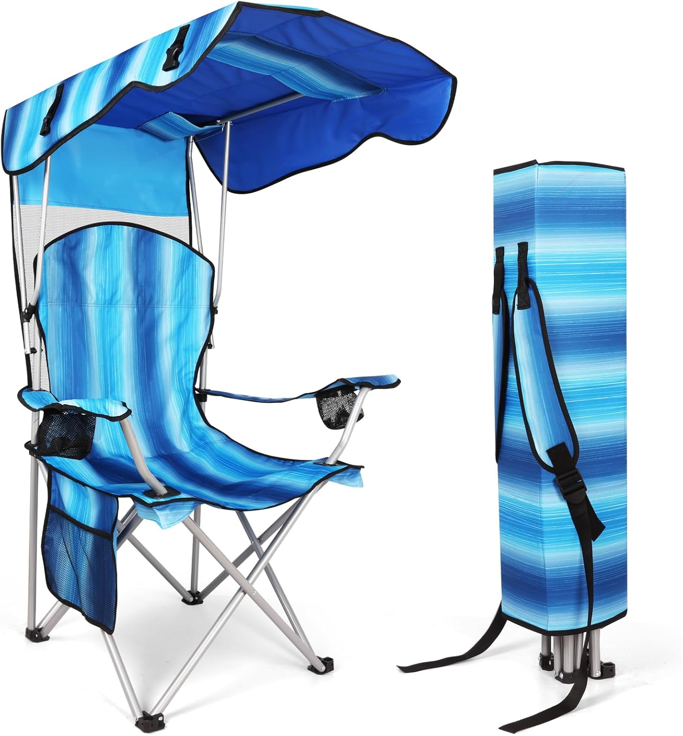 VTOY Portable Camping Chair with Canopy