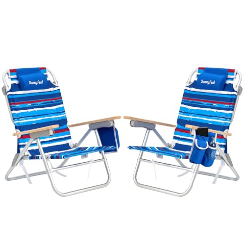 SUNNYFEEL Folding Beach Chair