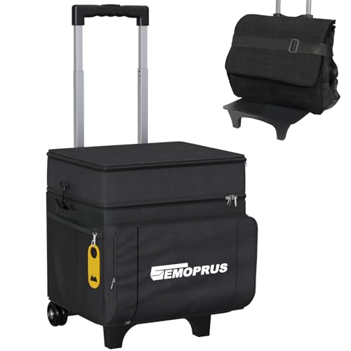 Cooler with Wheels and Handle, 50 Can Rolling Cooler, Portable Collapsible Soft Cooler Bag with Wheels,Leakproof Insulated Wheeled Cooler for Beach, Camping, Patio Travel, Outdoor, Ball Fields
