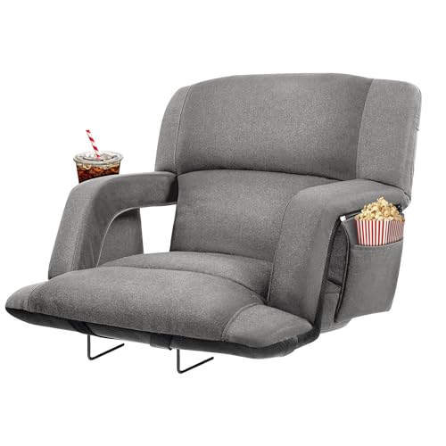 Extra Wide Bleacher Chair (Grey)