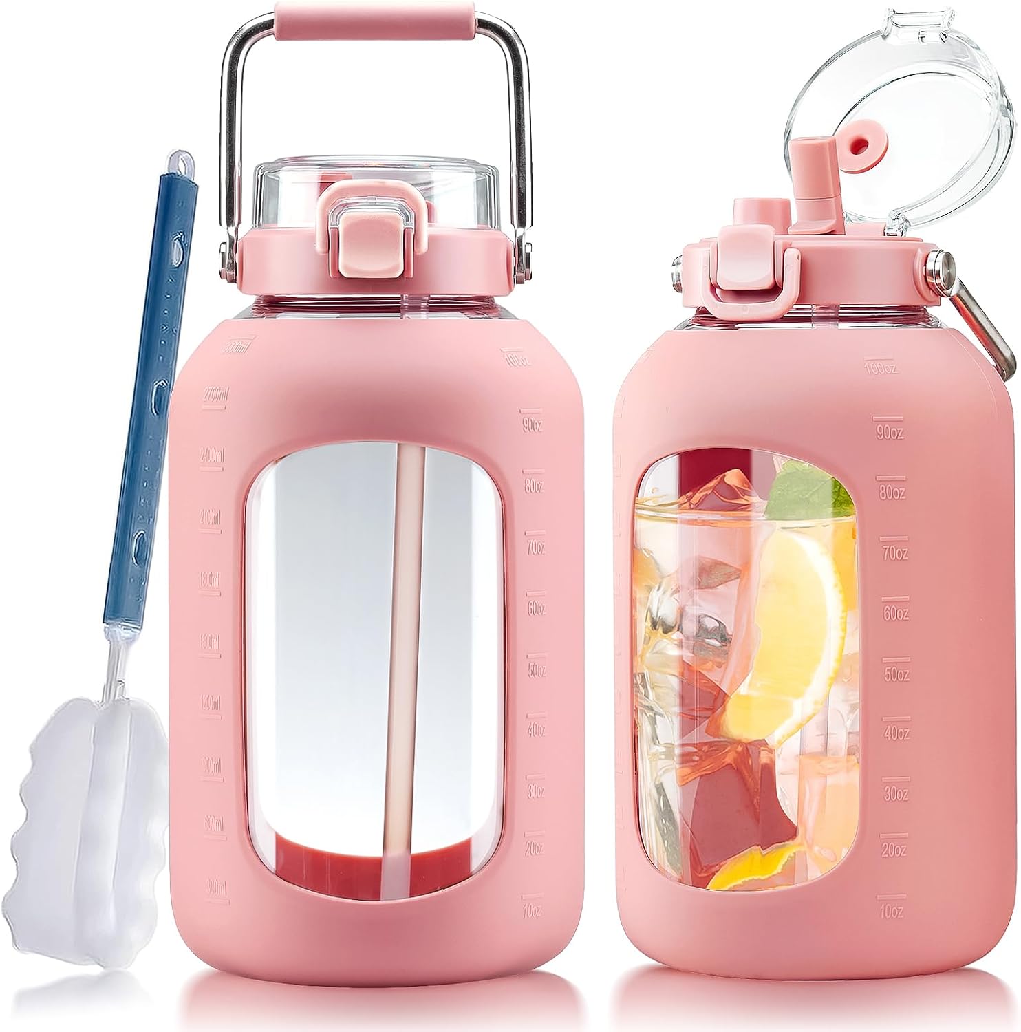 WINSA 100 oz Glass Jug (Pink)