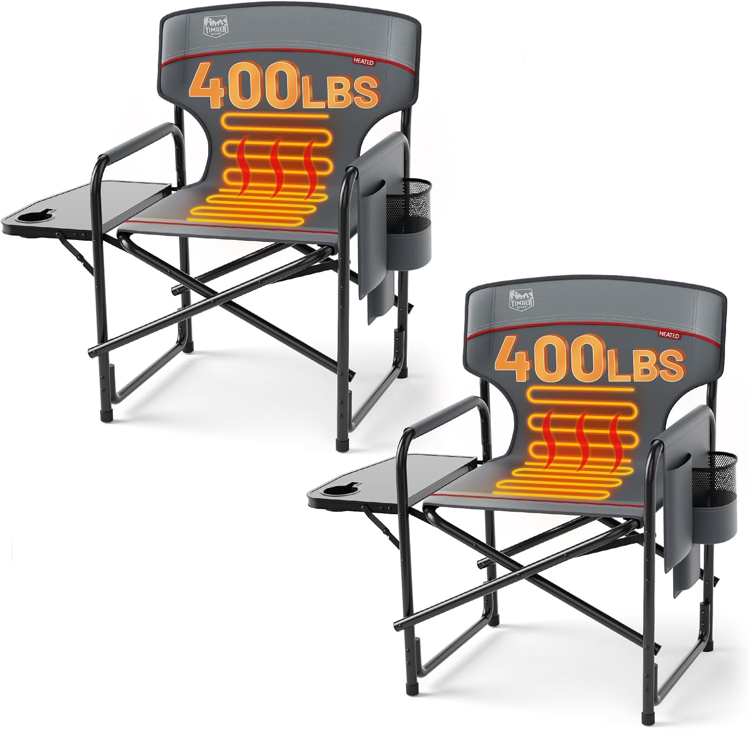 TIMBER RIDGE Heated Aluminum Oversized Chair