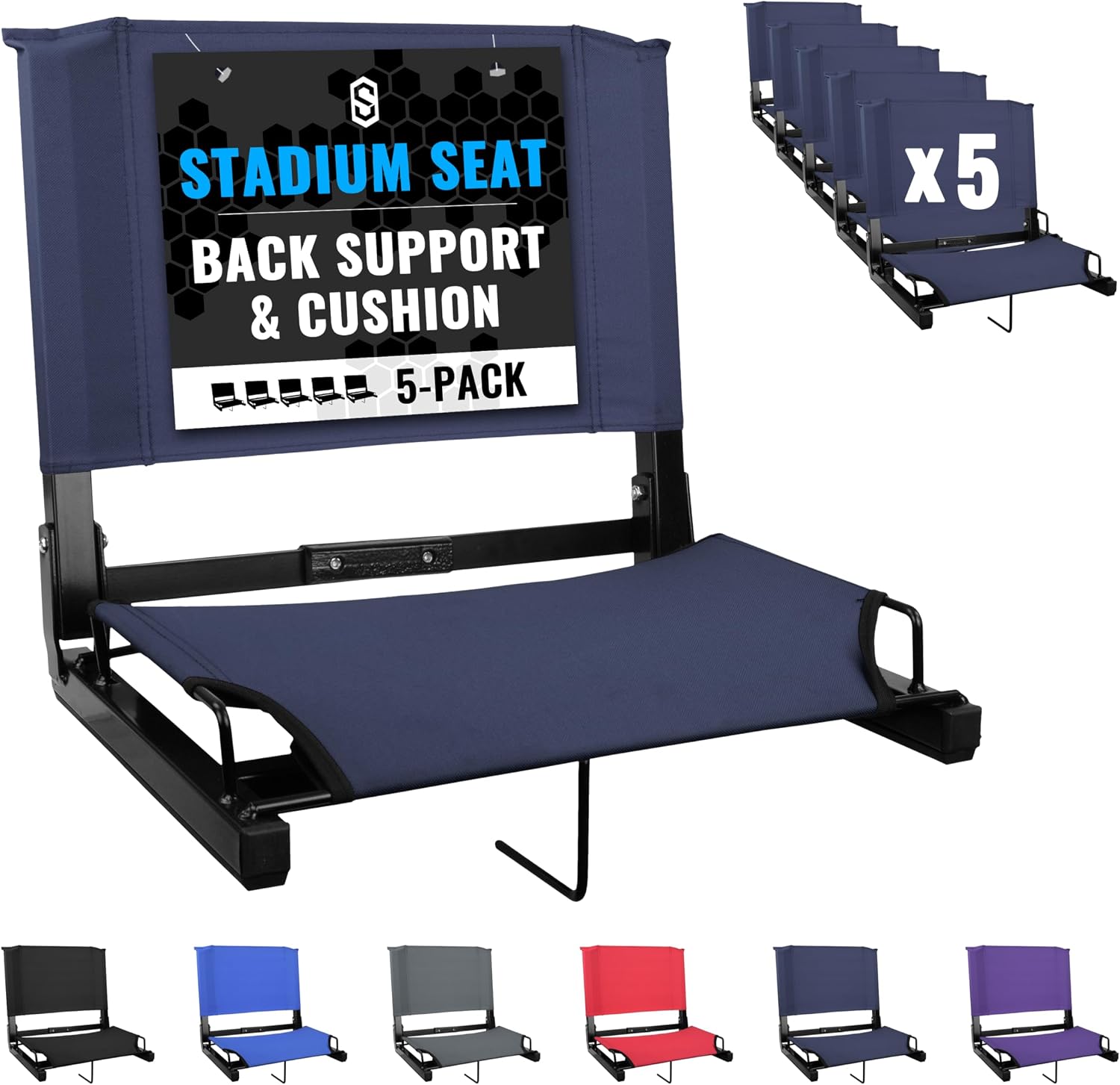 Sports Unlimited - Bleacher Chairs (17")