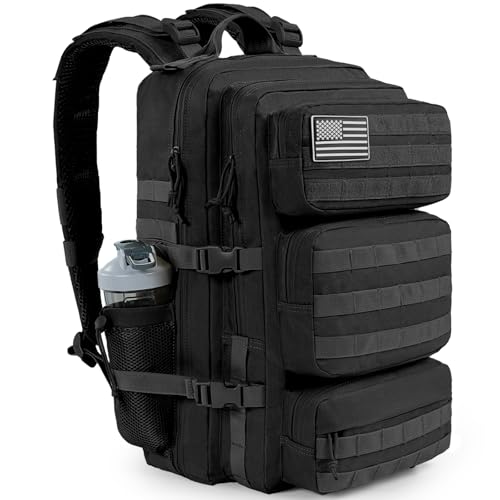 Military Tactical Backpack 25L Day Backpack - Black