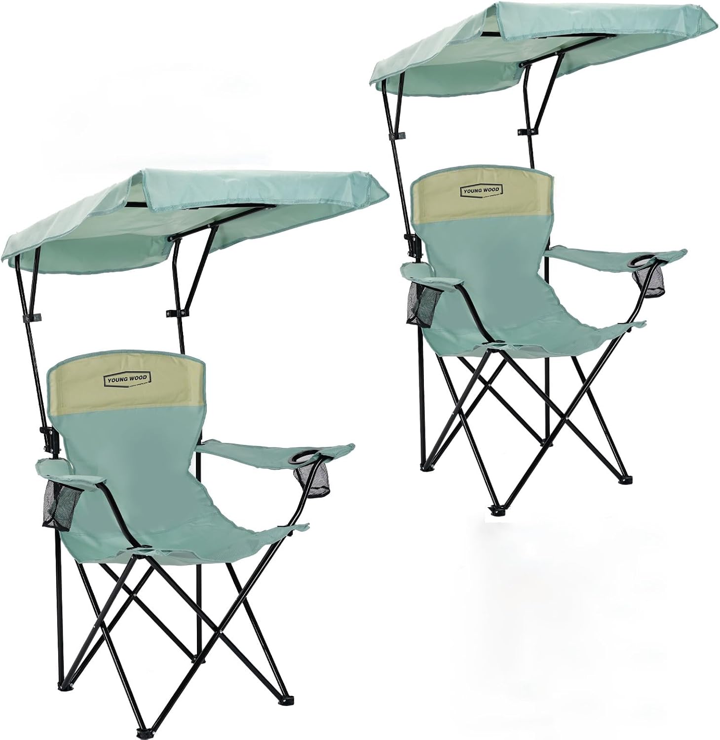 YOUNG WOOD Chair w/ Canopy