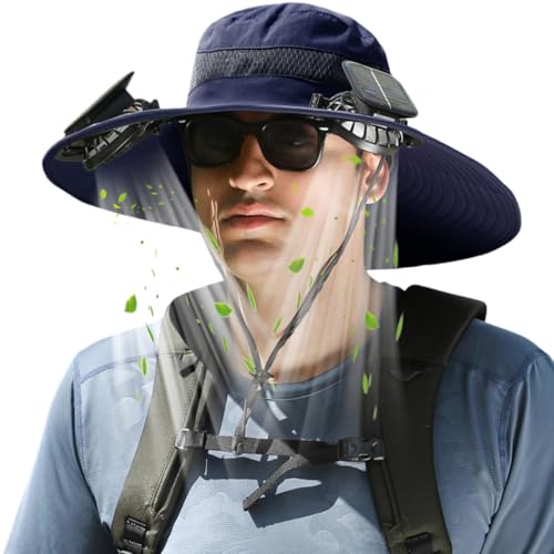 Genovega Solar Panel Powered Fan Hat